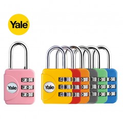 YALE (YP1)  3 位密碼掛鎖  彩色